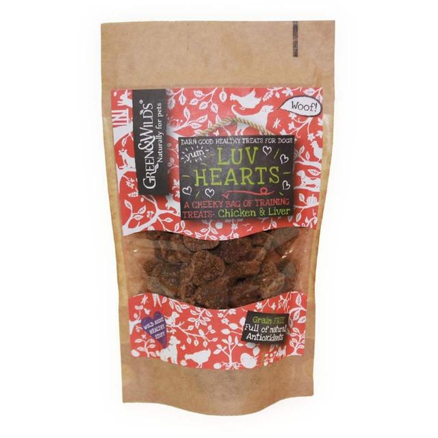 Green & Wilds Luv Heart Training Treats