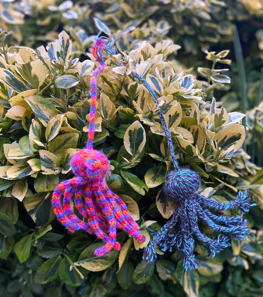 Handmade Pom Poms (Octopus)