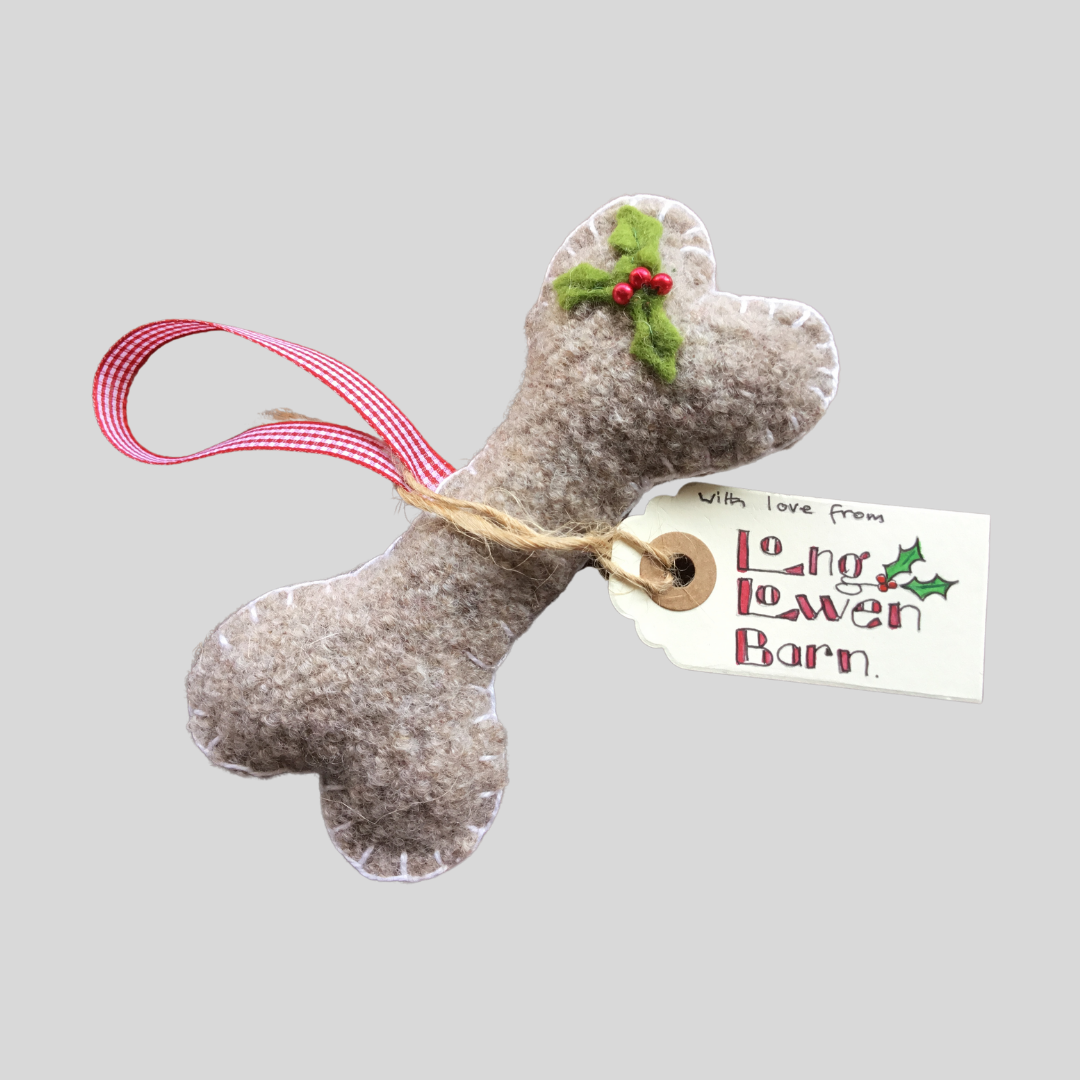 Handmade Christmas Bones Grey/Brown