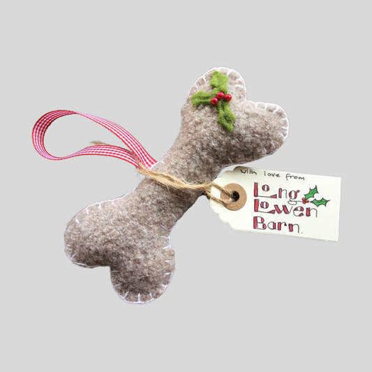 Handmade Christmas Bones Grey/Brown